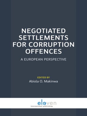 cover image of Negotiated Settlements for Corruption Offences